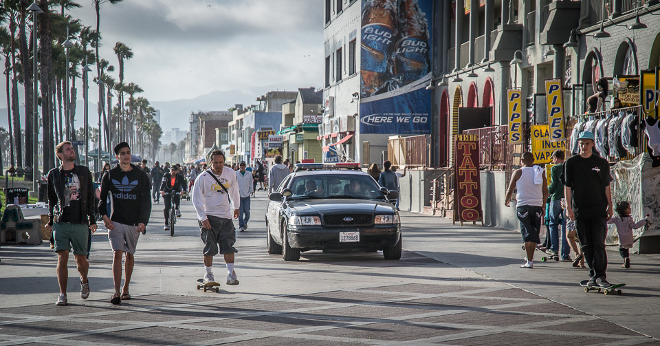 Venice Beach is among the best beaches in Los Angeles ... photo by CC user Pēteris Lācis on Flickr
