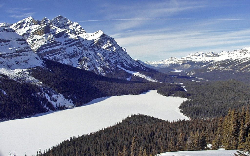 The Canadian Rockies is home to many of the Best Winter Activities in Canada